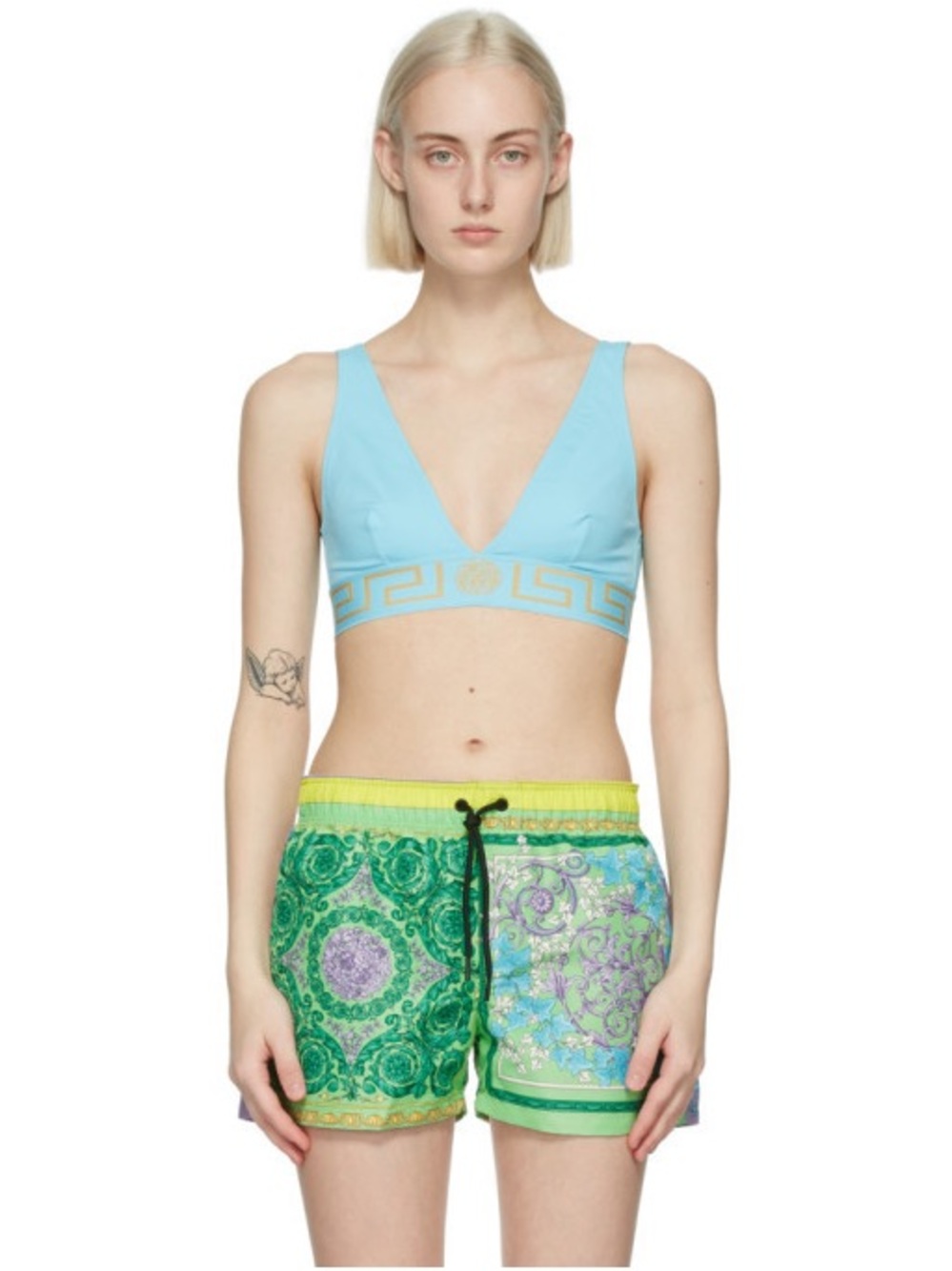 Sold Out Versace Barocco Mosaic Swim Shorts Unisex Medusa Print Size 4